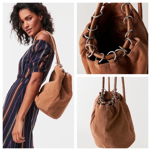 Urban Outfitters Handbags - NWT UO Suede Backpack w/ Loop Ring Detail